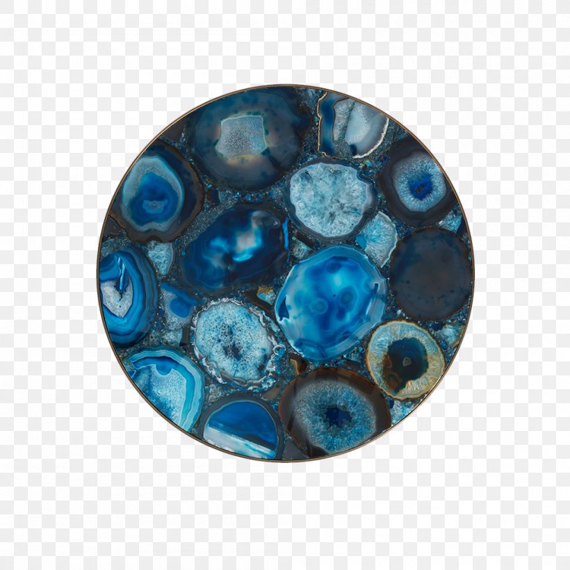 Coffee Tables Agate Halfedelsteen, PNG, 1000x1000px, Table, Agate, Bead, Blue, Cobalt Blue Download Free