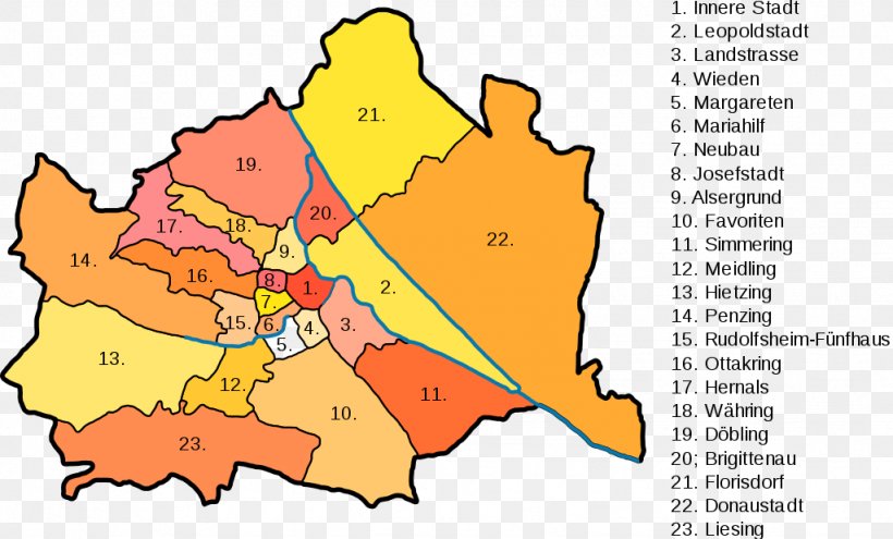 District Of Vienna Leopoldstadt Innere Stadt Bezirk Penzing, PNG, 1024x619px, District Of Vienna, Area, Austria, Bezirk, Catalan Wikipedia Download Free