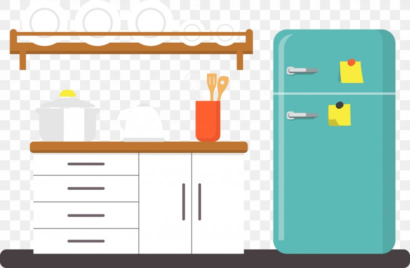Kitchen Furniture Refrigerator, PNG, 2601x1700px, Kitchen, Cupboard, Food, Furniture, Material Download Free