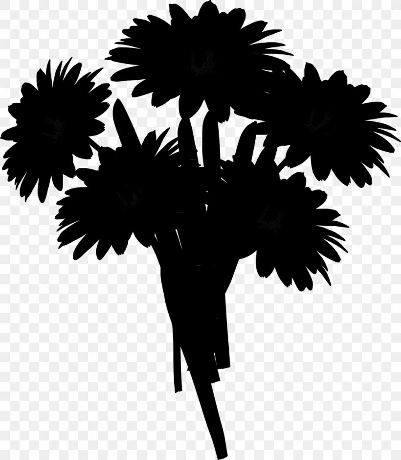 Palm Trees Silhouette Flower Leaf Branching, PNG, 1046x1200px, Palm Trees, Arecales, Black M, Blackandwhite, Branching Download Free