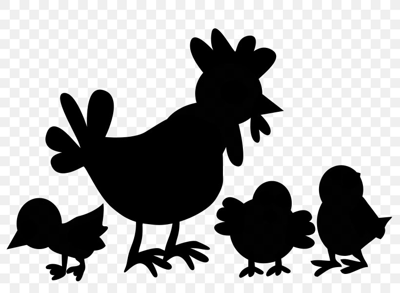 Rooster Chicken Clip Art Fauna Silhouette, PNG, 800x600px, Rooster, Beak, Bird, Blackandwhite, Branch Download Free