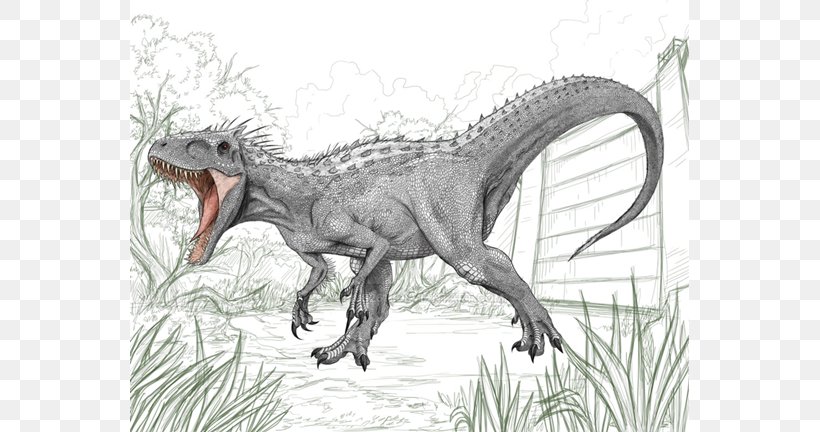 Tyrannosaurus Drawing Indominus Rex Jurassic Park, PNG, 768x432px, Tyrannosaurus, Art, Deviantart, Dinosaur, Drawing Download Free
