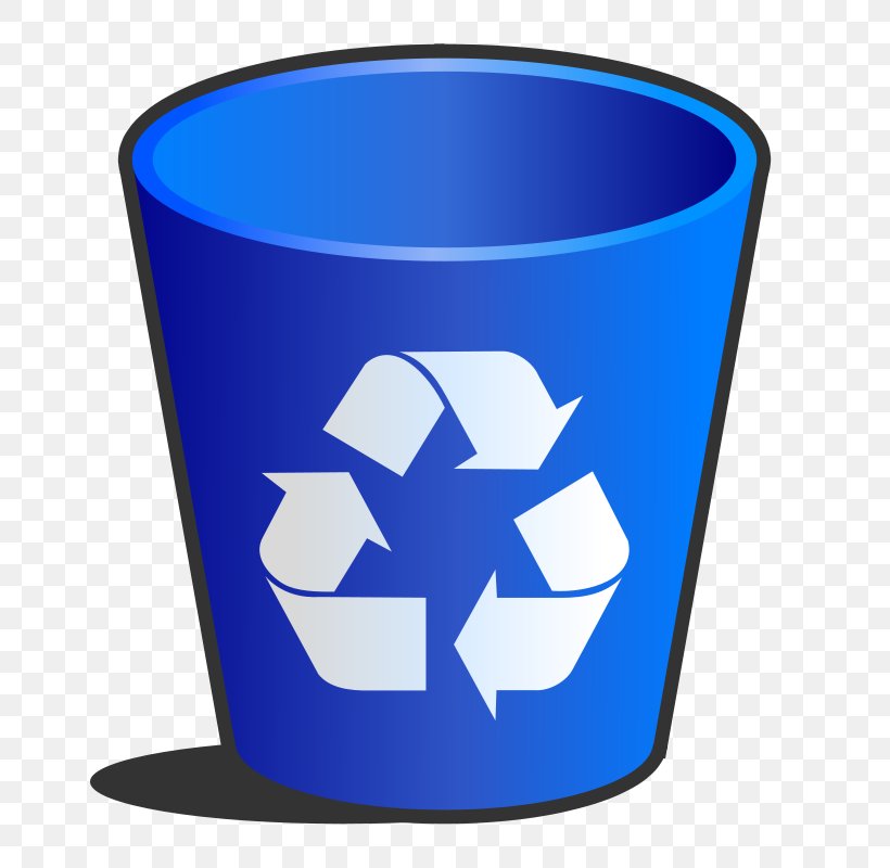 Clip Art Recycling Bin Rubbish Bins & Waste Paper Baskets, PNG, 679x800px, Recycling Bin, Cobalt Blue, Drink Can, Drinkware, Electric Blue Download Free