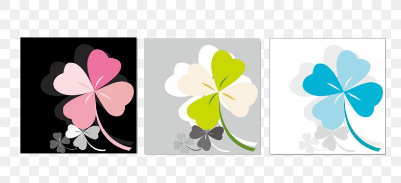 Four-leaf Clover Icon, PNG, 1100x502px, Fourleaf Clover, Art, Brand, Butterfly, Clover Download Free