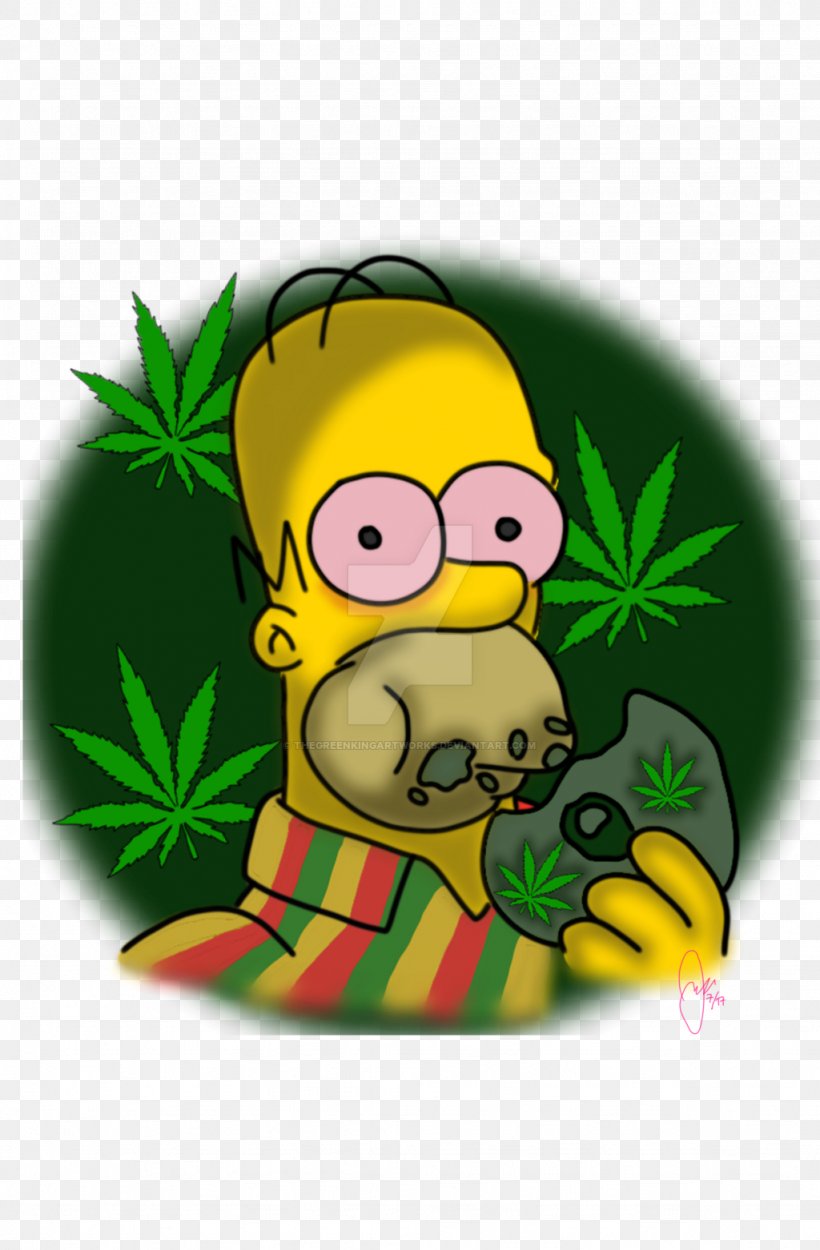 Homer Simpson Cannabis Smoking Bart Simpson Cannabis Smoking, PNG, 1024x1562px, Homer Simpson, Art, Bart Simpson, Bird, Cannabis Download Free