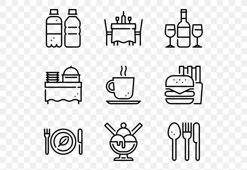 Restaurant, PNG, 600x564px, Dessert, Area, Black, Black And White, Brand Download Free