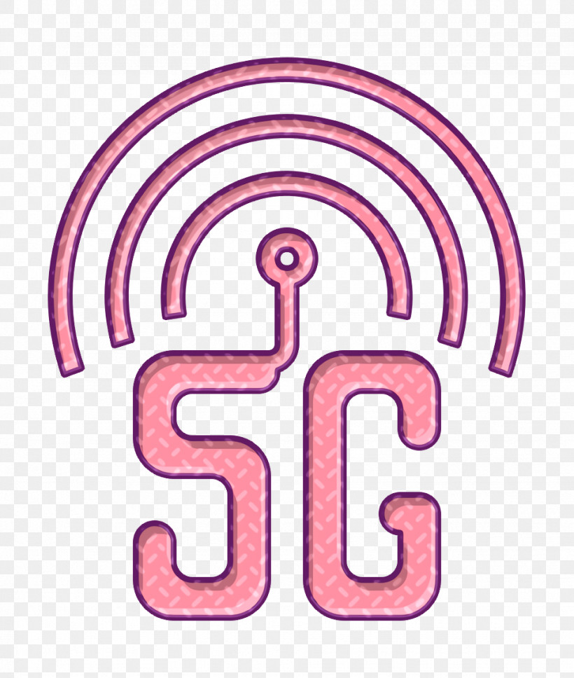 5g Icon Technologies Disruption Icon, PNG, 972x1148px, 5g Icon, Line, Number, Pink, Symbol Download Free
