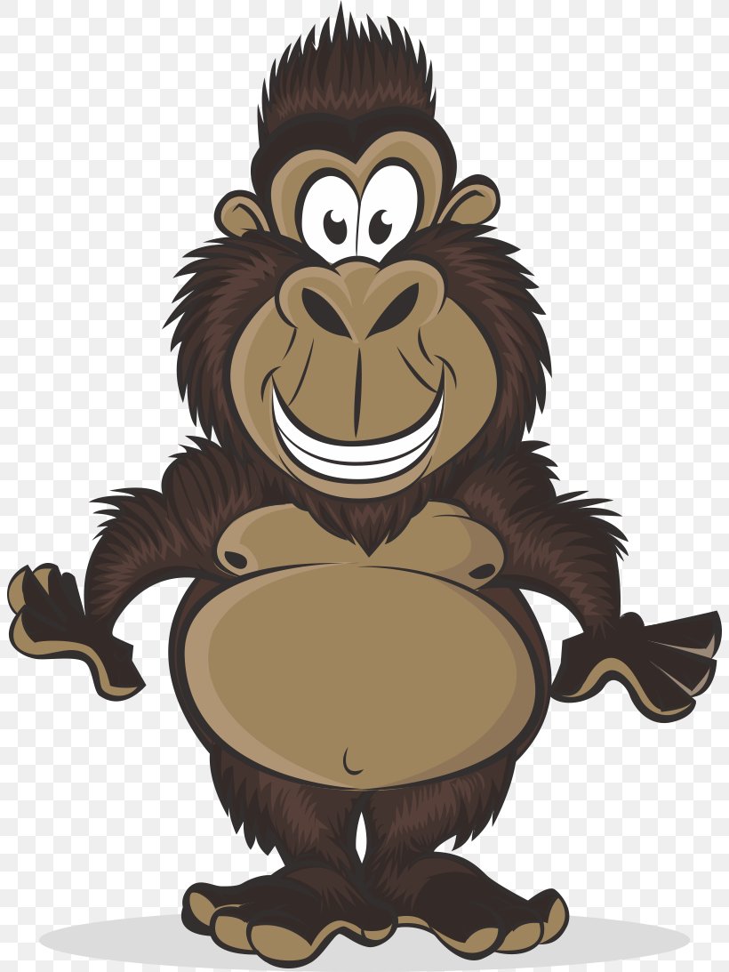 Western Gorilla Ape Child Illustration, PNG, 804x1093px, Western Gorilla, Animal, Ape, Carnivoran, Cartoon Download Free