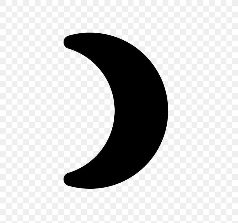 Crescent Symbol Logo Circle, PNG, 768x768px, Crescent, Black, Black And White, Black M, Logo Download Free