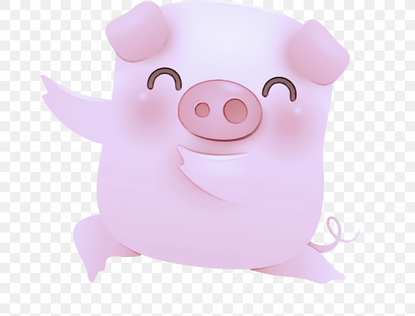 Cute Pig, PNG, 1100x839px, Cute Pig, Animation, Cartoon, Livestock, Pink Download Free