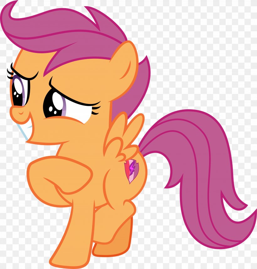 Scootaloo Pony Rainbow Dash Applejack Sweetie Belle, PNG, 5037x5277px, Watercolor, Cartoon, Flower, Frame, Heart Download Free