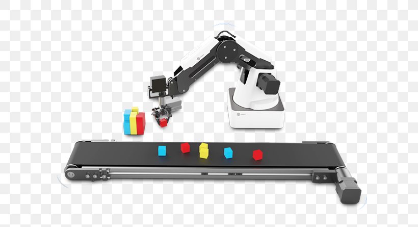 Conveyor Belt Robotics Robotic Arm DOBOT Magician Professional Programmable Education Robot Arm Product, PNG, 670x445px, 3d Printing, Conveyor Belt, Conveyor System, Educational Robotics, Electronics Download Free