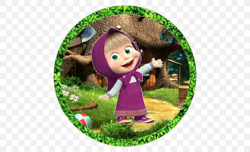 Masha And The Bear Image Birthday, PNG, 500x500px, Masha And The Bear, Bear, Birthday, Christmas Day, Christmas Ornament Download Free