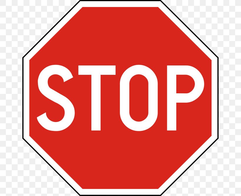 Stop Sign Clip Art Signage Traffic Sign Image, PNG, 668x668px, Stop Sign, Area, Brand, Logo, Number Download Free