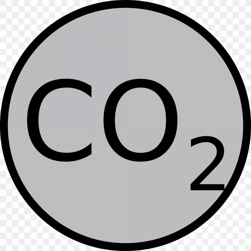 Carbon Dioxide Carbon Monoxide Symbol, PNG, 2000x2000px, Carbon Dioxide, Area, Black And White, Carbon, Carbon Monoxide Download Free