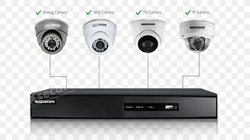 Digital Video Recorders Closed-circuit Television Wireless Security Camera, PNG, 1875x1054px, Digital Video, Analog High Definition, Audio Receiver, Camera, Closedcircuit Television Download Free