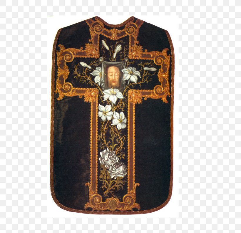 Lisieux Crucifix Vestment Chasuble Holy Card, PNG, 500x791px, Lisieux, Artifact, Catholicism, Chasuble, Cross Download Free