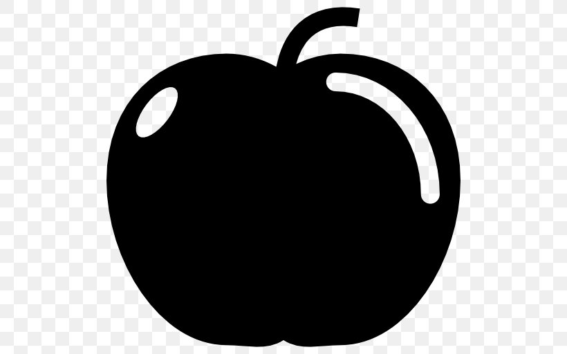 Apple Food Fruit Clip Art, PNG, 512x512px, Apple, Apple Id, Artwork, Black, Black And White Download Free