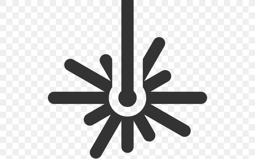 Laser Light Symbol, PNG, 512x512px, Laser, Black And White, Blue Laser, Icon Design, Light Download Free