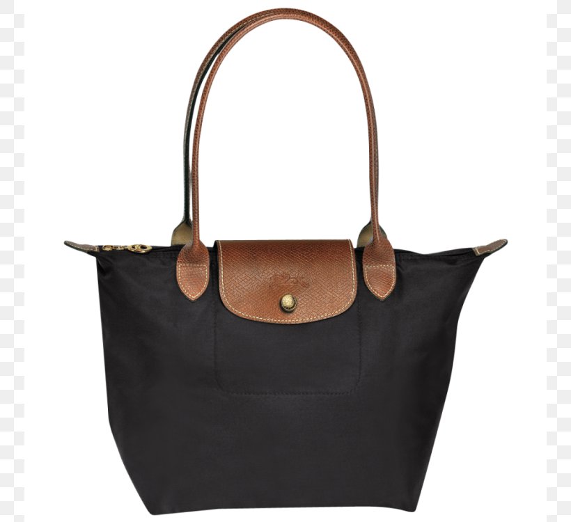 Tote Bag Longchamp Handbag Leather, PNG, 750x750px, Tote Bag, Bag, Black, Brand, Brown Download Free