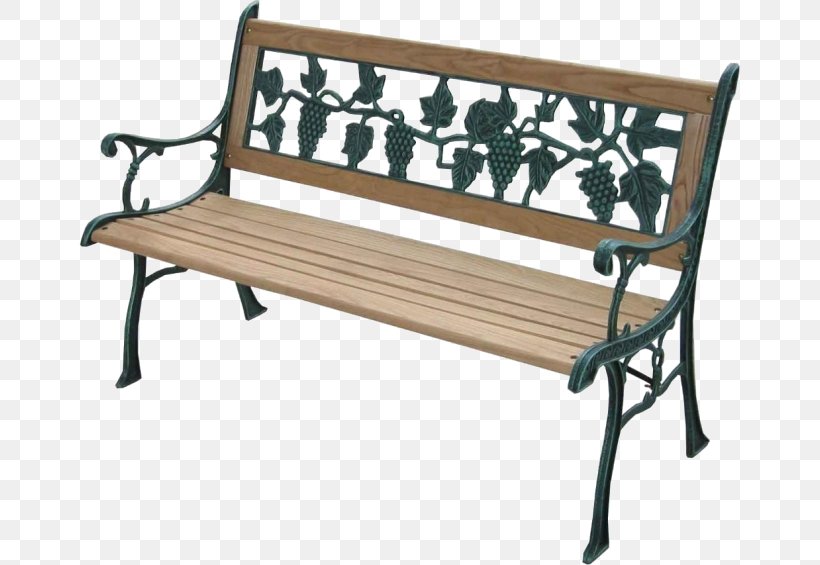 Bench Bank Table Wood Chair, PNG, 661x565px, Bench, Banco Exterior, Bank, Cast Iron, Chair Download Free