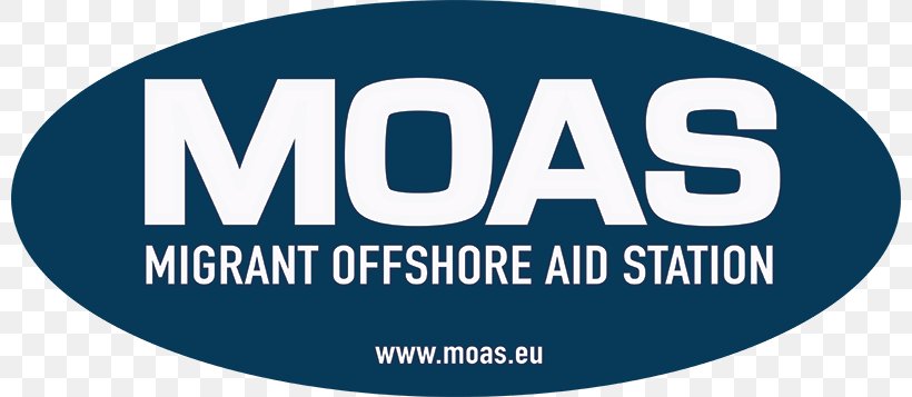 Migrant Offshore Aid Station Logo Non-Governmental Organisation Brand Trademark, PNG, 800x357px, Migrant Offshore Aid Station, Area, Blue, Brand, Label Download Free