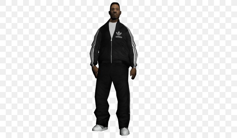 Grand Theft Auto: San Andreas San Andreas Multiplayer Tracksuit Mod Game, PNG, 640x480px, Grand Theft Auto San Andreas, Adidas, Black, Game, Grand Theft Auto Download Free