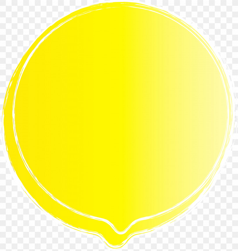 Yellow Green Circle Balloon, PNG, 2838x3000px, Thought Bubble, Balloon, Circle, Green, Paint Download Free