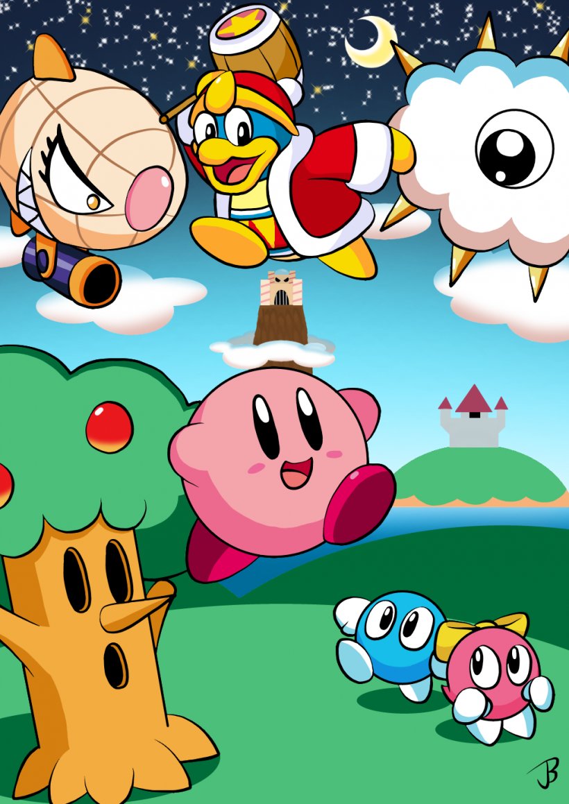 Kirby's Dream Land Kirby's Dream Collection Fan Art DeviantArt, PNG, 1000x1414px, Kirby, Art, Cartoon, Deviantart, Fan Art Download Free