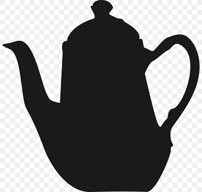 Teapot Clip Art, PNG, 800x778px, Tea, Black, Black And White, Cup, Drinkware Download Free