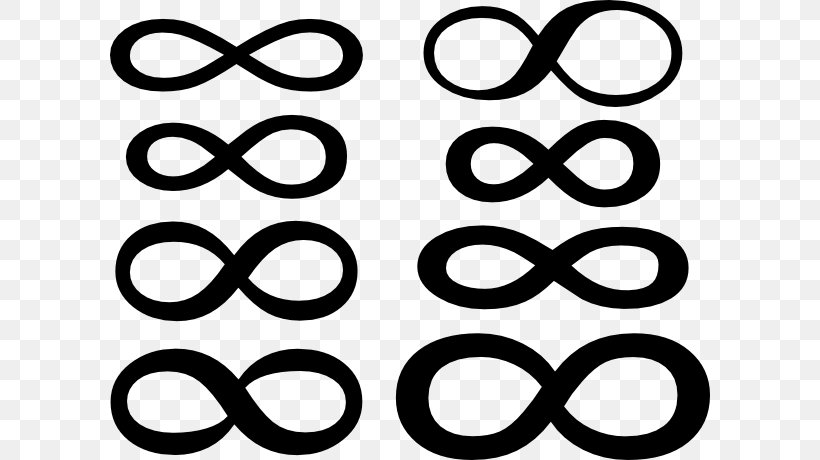 Infinity Symbol Clip Art, PNG, 600x460px, Infinity Symbol, Area, Black And White, Brand, Drawing Download Free