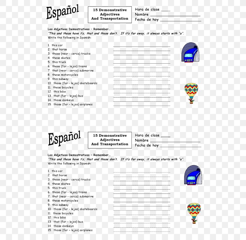 Spanish Adjectives Demonstrative Agreement Spanish Language, PNG, 800x800px, Adjective, Agreement, Area, Brand, Demonstrative Download Free