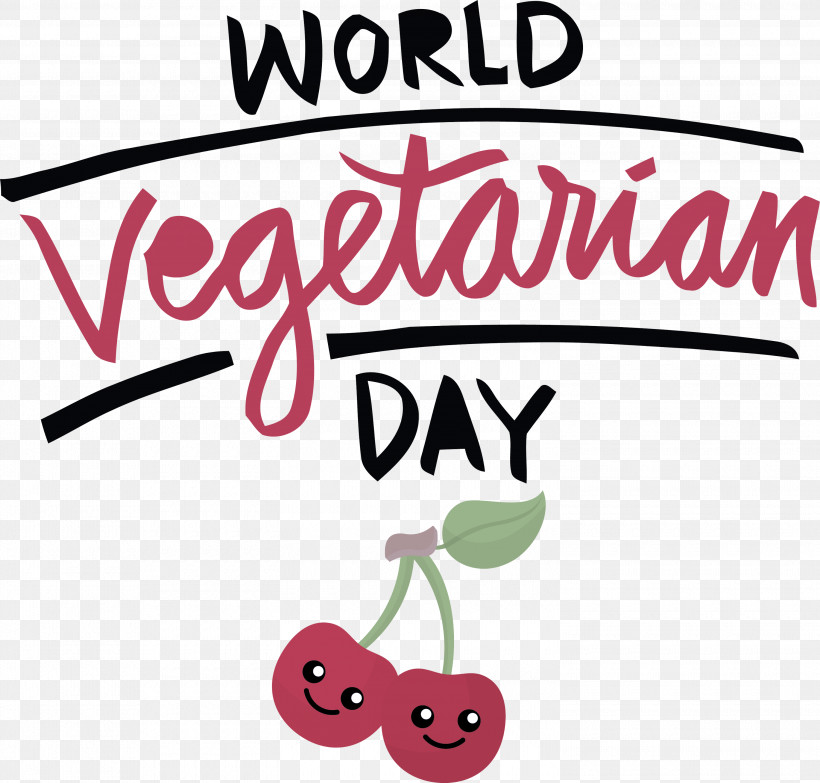 VEGAN World Vegetarian Day, PNG, 3000x2868px, Vegan, Cartoon, Flower, Fruit, Happiness Download Free