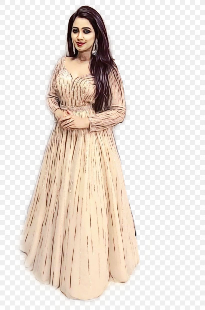 Hair Style, PNG, 867x1309px, Gown, Aline, Beige, Brown, Clothing Download Free