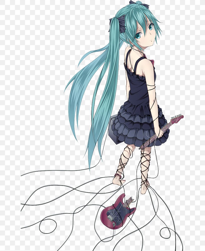 Hatsune Miku: Project DIVA F 2nd Vocaloid DeviantArt, PNG, 653x1002px, Watercolor, Cartoon, Flower, Frame, Heart Download Free