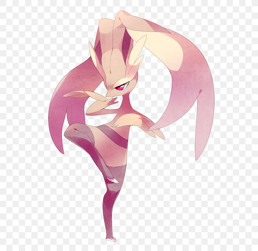 Lopunny Pokémon Fan Art Pokédex, PNG, 600x800px, Watercolor, Cartoon, Flower, Frame, Heart Download Free