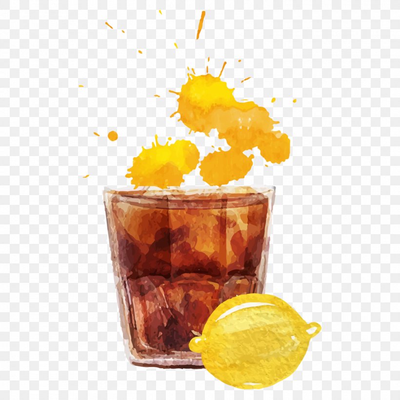 Rum And Coke Cocktail Cola Orange Drink, PNG, 1500x1500px, Rum And Coke, Art, Cocktail, Cocktail Garnish, Cola Download Free