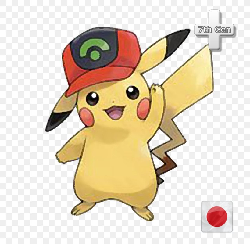 Satoshi To Pikachu Ash Ketchum Hat Hoenn, PNG, 800x800px, Pikachu, Alola, Art, Ash Ketchum, Cartoon Download Free