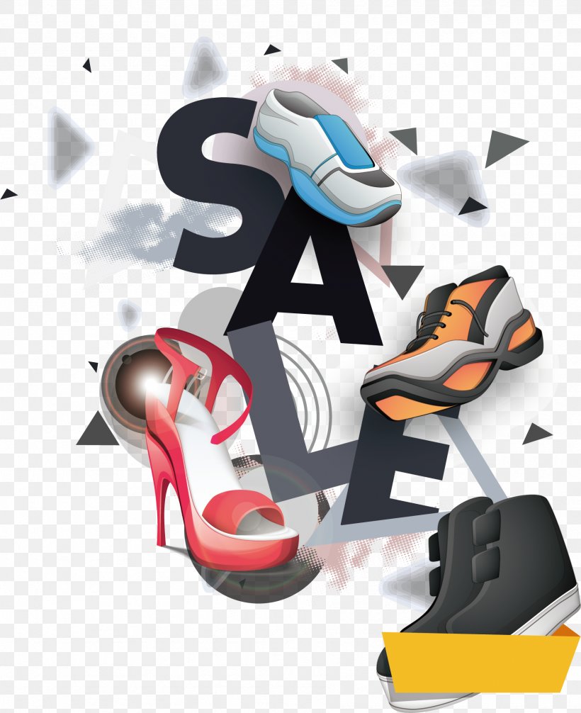 Shoe High-heeled Footwear Flyer, PNG, 1795x2203px, Shoe, Banner, Brand, Carmine, Designer Download Free