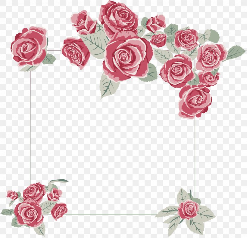 Wedding Invitation Rose Picture Frames Flower, PNG, 2230x2158px, Wedding Invitation, Artificial Flower, Color, Cut Flowers, Floral Design Download Free