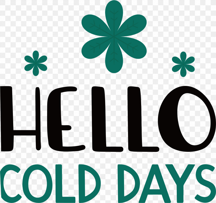 Hello Cold Days Winter, PNG, 3000x2818px, Hello Cold Days, Geometry, Green, Leaf, Line Download Free
