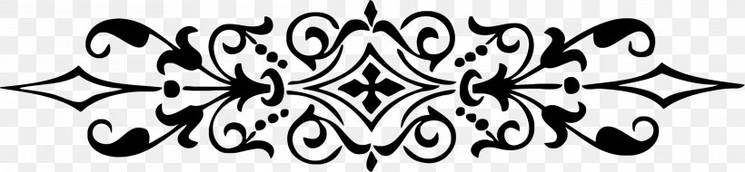 Ornament Decorative Arts Clip Art, PNG, 2282x530px, Ornament, Art, Art Nouveau, Black, Black And White Download Free