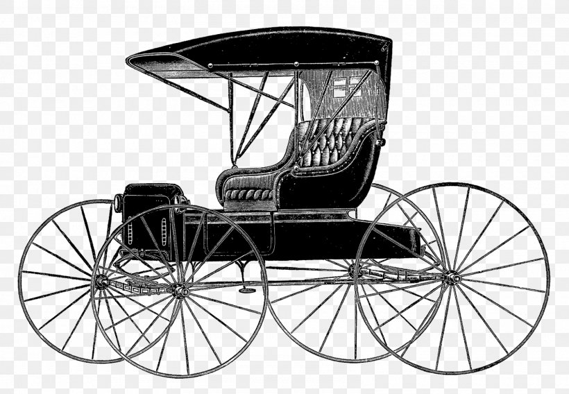 Horse-drawn Vehicle Horse And Buggy Carriage Wagon, PNG, 1600x1110px, Horsedrawn Vehicle, Bicycle Accessory, Black And White, Car, Carriage Download Free