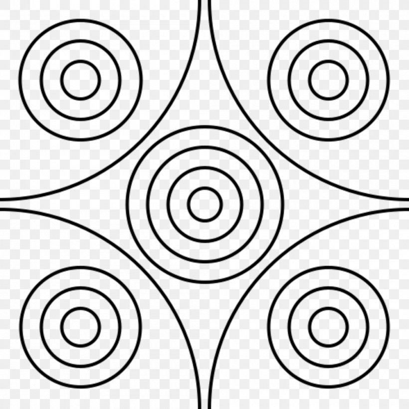 Mandala Circle Celtic Knot Clip Art, PNG, 1000x1000px, Mandala, Area, Black And White, Celtic Knot, Disk Download Free
