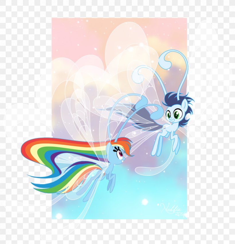 Rainbow Dash My Little Pony Fan Art Princess Luna, PNG, 850x885px, Watercolor, Cartoon, Flower, Frame, Heart Download Free