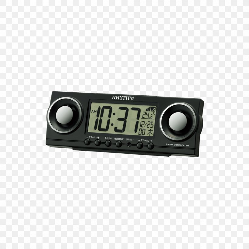 Alarm Clocks Rhythm Watch Radio Clock Nissan JUKE, PNG, 1000x1000px, Alarm Clocks, Bic Camera Inc, Black, Butler, Citizen Holdings Download Free