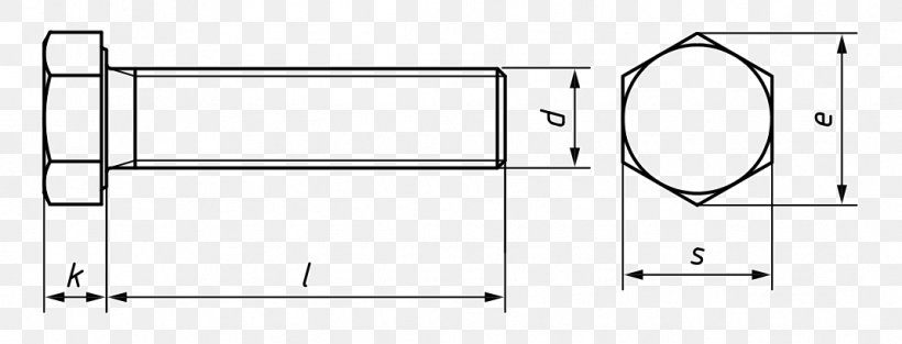 Bolt DIN 933 Set Screw ISO 4017 Nut, PNG, 1069x409px, Bolt, Area, Black And White, Diagram, Din 933 Download Free