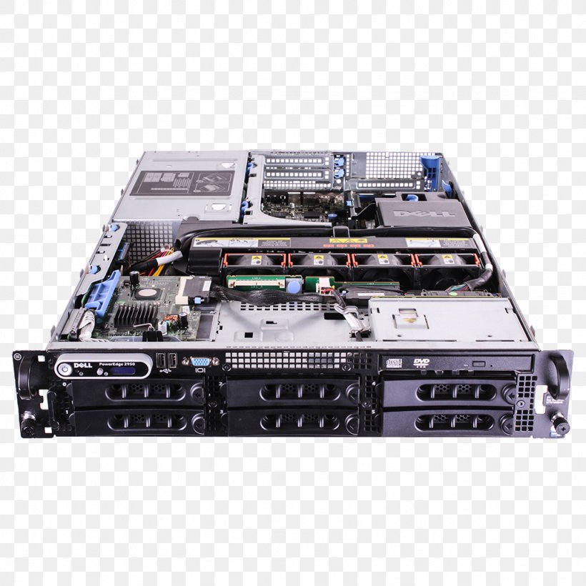 Dell PowerEdge 2950 III Computer Servers, PNG, 1024x1024px, 19inch Rack, Dell, Central Processing Unit, Computer, Computer Component Download Free