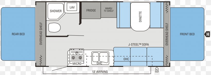 Jayco, Inc. Caravan Campervans Floor Plan Trailer, PNG, 2822x1017px, Jayco Inc, Architecture, Area, Brand, Campervans Download Free