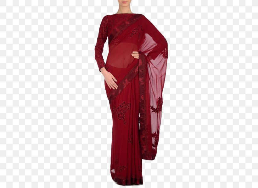 Sari Maroon Red Blouse Dress, PNG, 483x600px, Sari, Applique, Blouse, Clothing, Day Dress Download Free